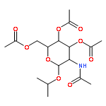 (5-ACETAMIDO-3,4-DIACETYLOXY-6-PROPAN-2-YLOXYOXAN-2-YL)METHYL ACETATE 