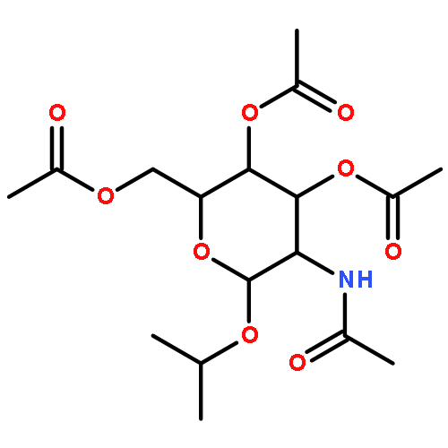 (5-ACETAMIDO-3,4-DIACETYLOXY-6-PROPAN-2-YLOXYOXAN-2-YL)METHYL ACETATE 