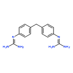 2-[4-[[4-(DIAMINOMETHYLIDENEAMINO)PHENYL]METHYL]PHENYL]GUANIDINE 