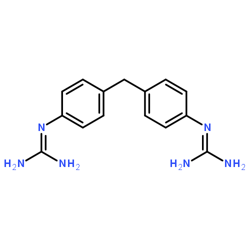 2-[4-[[4-(DIAMINOMETHYLIDENEAMINO)PHENYL]METHYL]PHENYL]GUANIDINE 