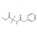 Alanine, 2-methyl-N-(phenylacetyl)-, methyl ester