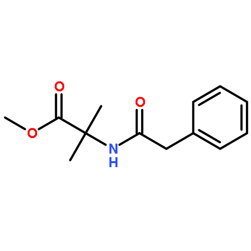 Alanine, 2-methyl-N-(phenylacetyl)-, methyl ester