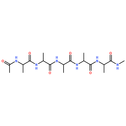 L-Alaninamide, N-acetyl-L-alanyl-L-alanyl-L-alanyl-L-alanyl-N-methyl-