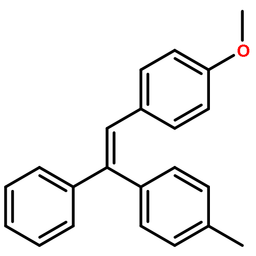 Benzene, 1-methoxy-4-[(1E)-2-(4-methylphenyl)-2-phenylethenyl]-