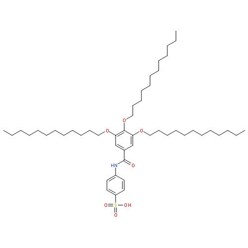 BENZENESULFONIC ACID, 4-[[3,4,5-TRIS(DODECYLOXY)BENZOYL]AMINO]-