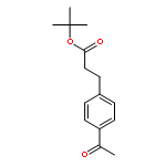 BENZENEPROPANOIC ACID, 4-ACETYL-, 1,1-DIMETHYLETHYL ESTER