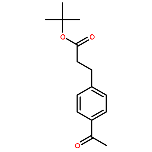 BENZENEPROPANOIC ACID, 4-ACETYL-, 1,1-DIMETHYLETHYL ESTER