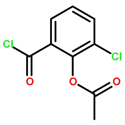 Benzoyl chloride, 2-(acetyloxy)-3-chloro-