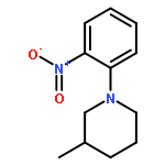 PIPERIDINE, 3-METHYL-1-(2-NITROPHENYL)-