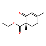 3-CYCLOHEXENE-1-CARBOXYLIC ACID, 1,4-DIMETHYL-2-OXO-, ETHYL ESTER, (1S)-