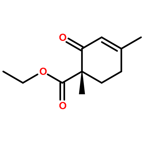 3-CYCLOHEXENE-1-CARBOXYLIC ACID, 1,4-DIMETHYL-2-OXO-, ETHYL ESTER, (1S)-