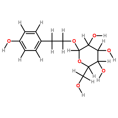 1-O-beta-D-2-(p-hydroxyphenyl)-ethanyl-glucoside