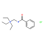 Ethanaminium, N-[(benzoylamino)methyl]-N,N-diethyl-, chloride