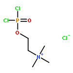 Ethanaminium, 2-[(dichlorophosphinyl)oxy]-N,N,N-trimethyl-, chloride