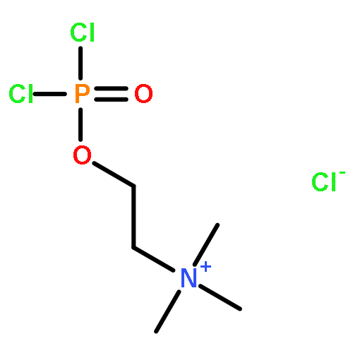 Ethanaminium, 2-[(dichlorophosphinyl)oxy]-N,N,N-trimethyl-, chloride