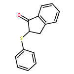 1H-Inden-1-one, 2,3-dihydro-2-(phenylthio)-