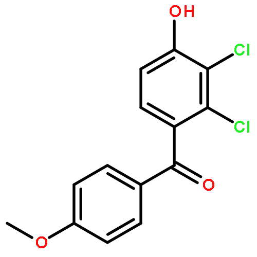 (2,3-DICHLORO-4-HYDROXYPHENYL)-(4-METHOXYPHENYL)METHANONE 