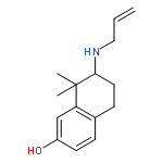 2-NAPHTHALENOL, 5,6,7,8-TETRAHYDRO-8,8-DIMETHYL-7-(2-PROPENYLAMINO)-