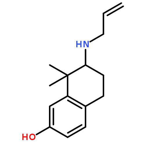 2-NAPHTHALENOL, 5,6,7,8-TETRAHYDRO-8,8-DIMETHYL-7-(2-PROPENYLAMINO)-