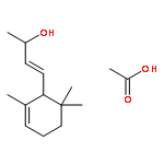 ACETIC ACID;4-(2,6,6-TRIMETHYLCYCLOHEX-2-EN-1-YL)BUT-3-EN-2-OL 