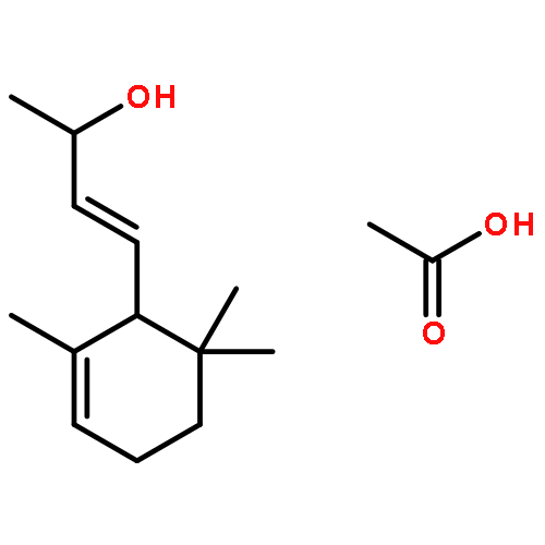 ACETIC ACID;4-(2,6,6-TRIMETHYLCYCLOHEX-2-EN-1-YL)BUT-3-EN-2-OL 