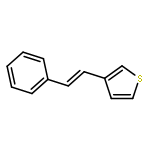 Thiophene, 3-[(1E)-2-phenylethenyl]-