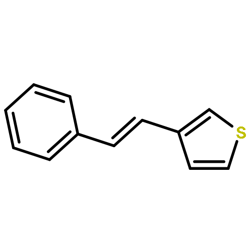 Thiophene, 3-[(1E)-2-phenylethenyl]-