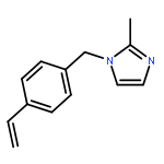 1-[(4-ETHENYLPHENYL)METHYL]-2-METHYLIMIDAZOLE 