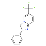 Imidazo[1,2-a]pyridine, 2,3-dihydro-2-phenyl-6-(trifluoromethyl)-, (2R)-