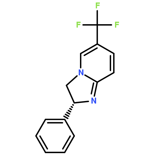 Imidazo[1,2-a]pyridine, 2,3-dihydro-2-phenyl-6-(trifluoromethyl)-, (2R)-