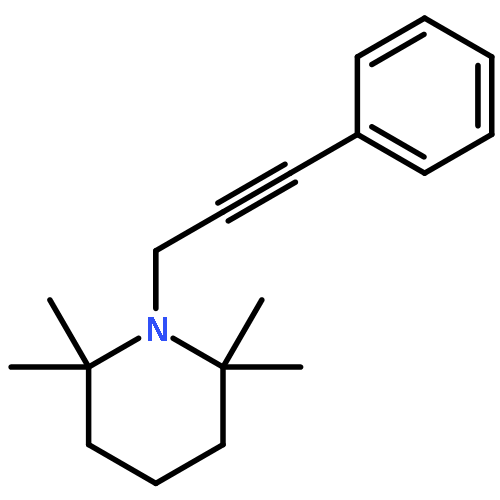 Piperidine, 2,2,6,6-tetramethyl-1-(3-phenyl-2-propynyl)-