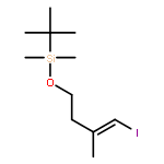 tert-butyl{[(3E)-4-iodo-3-methylbut-3-en-1-yl]oxy}dimethylsilane