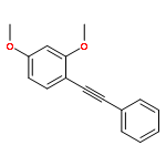 BENZENE, 2,4-DIMETHOXY-1-(PHENYLETHYNYL)-