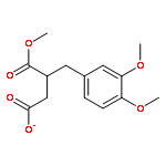 Butanedioic acid, [(3,4-dimethoxyphenyl)methyl]-, 1-methyl ester