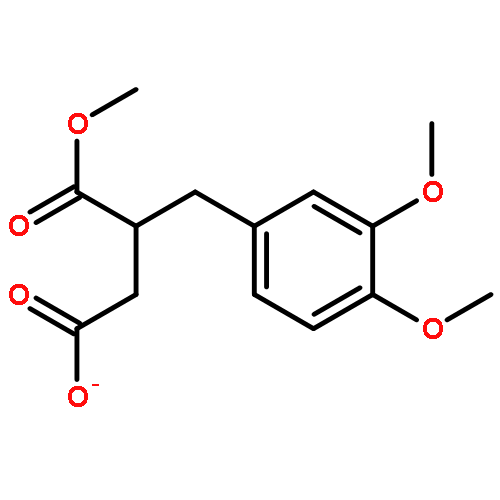 Butanedioic acid, [(3,4-dimethoxyphenyl)methyl]-, 1-methyl ester