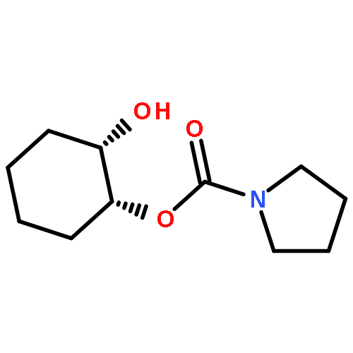1-Pyrrolidinecarboxylic acid, (1R,2S)-2-hydroxycyclohexyl ester, rel-