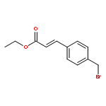 2-Propenoic acid, 3-[4-(bromomethyl)phenyl]-, ethyl ester, (2E)-