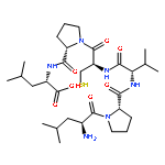 L-LEUCINE, N-[1-[N-[N-(1-L-LEUCYL-L-PROLYL)-L-VALYL]-L-CYSTEINYL]-L-PROLYL]-