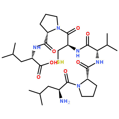 L-LEUCINE, N-[1-[N-[N-(1-L-LEUCYL-L-PROLYL)-L-VALYL]-L-CYSTEINYL]-L-PROLYL]-