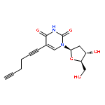 Uridine, 2'-deoxy-5-(1,5-hexadiynyl)-