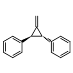 Benzene, 1,1'-[(1R,2R)-3-methylene-1,2-cyclopropanediyl]bis-, rel-