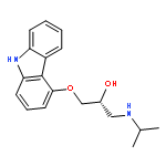 2-Propanol,1-(9H-carbazol-4-yloxy)-3-[(1-methylethyl)amino]-, (2R)-