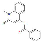 2(1H)-Quinolinone, 4-(benzoyloxy)-1-methyl-