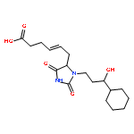 (E)-6-[3-(3-CYCLOHEXYL-3-HYDROXYPROPYL)-2,5-DIOXOIMIDAZOLIDIN-4-YL]HEX-4-ENOIC ACID 