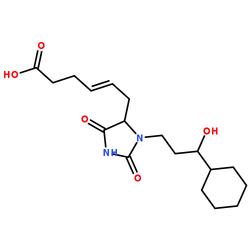 (E)-6-[3-(3-CYCLOHEXYL-3-HYDROXYPROPYL)-2,5-DIOXOIMIDAZOLIDIN-4-YL]HEX-4-ENOIC ACID 