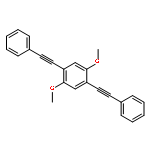 Benzene, 1,4-dimethoxy-2,5-bis(phenylethynyl)-