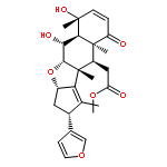 2H-Cyclopenta[b]naphtho[2,3-d]furan-10-carboxylicacid,2-(3-furanyl)-3,3a,4a,5,5a,6,9,9a,10,10a-decahydro-5,6-dihydroxy-1,6,9a,10a-tetramethyl-9-oxo-,methyl ester, (2R,3aS,4aS,5R,5aS,6R,9aR,10S,10aR)- (9CI)