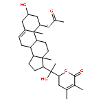 Ergosta-5,24-dien-26-oicacid, 1-(acetyloxy)-3,20,22-trihydroxy-, d-lactone, (1a,3b,22R)- (9CI)