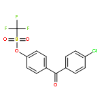 [4-(4-CHLOROBENZOYL)PHENYL] TRIFLUOROMETHANESULFONATE 