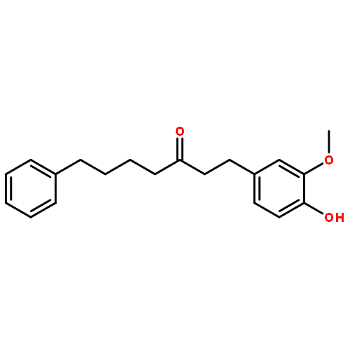 1-(4-HYDROXY-3-METHOXYPHENYL)-7-PHENYL-3-HEPTANONE 